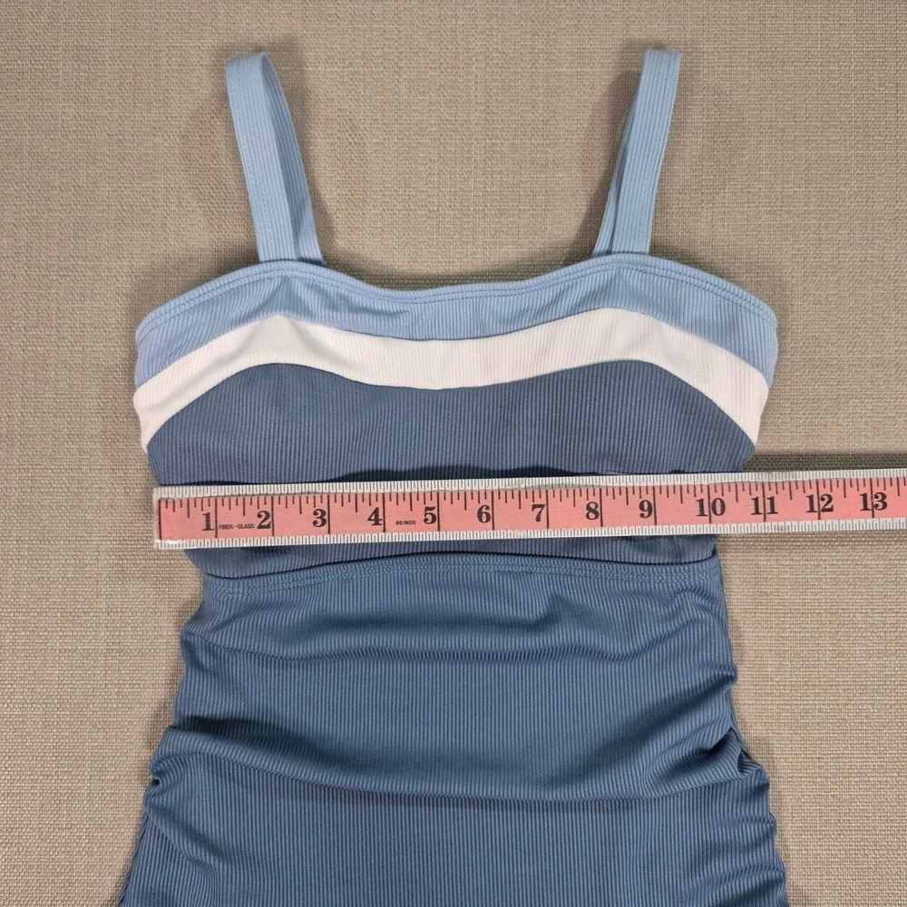 Unbranded blue ribbed